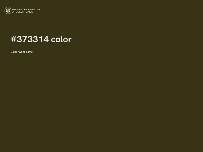 #373314 color image