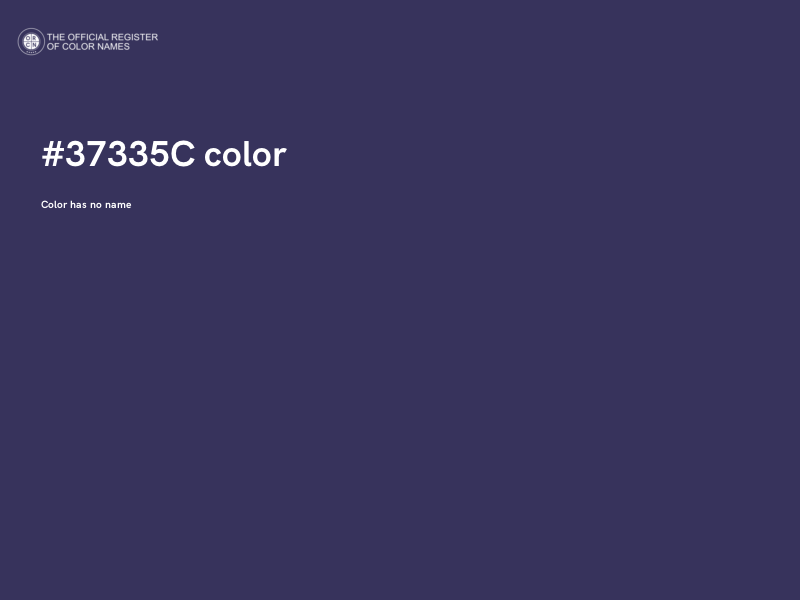 #37335C color image