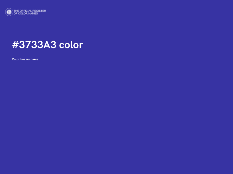 #3733A3 color image