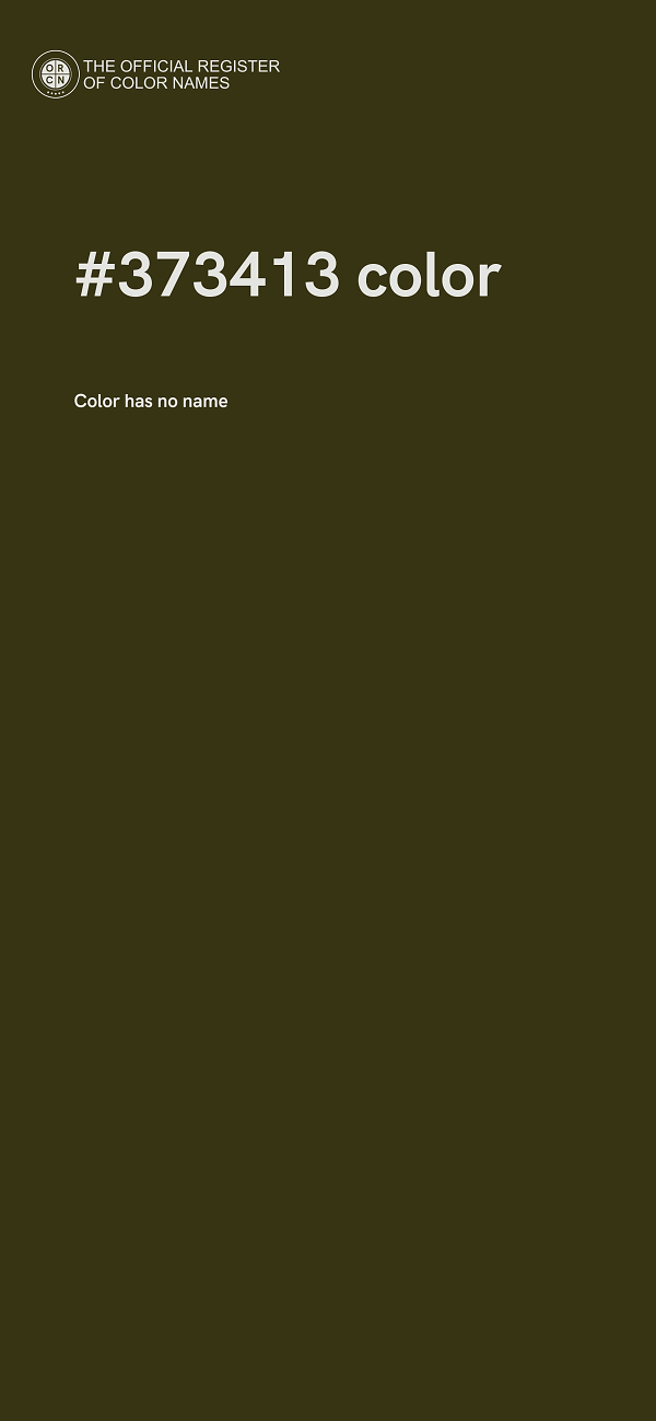 #373413 color image