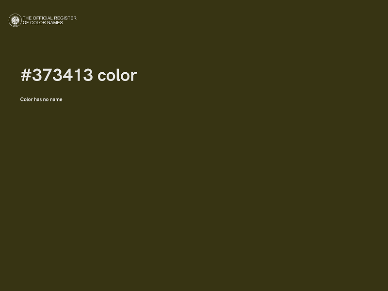 #373413 color image