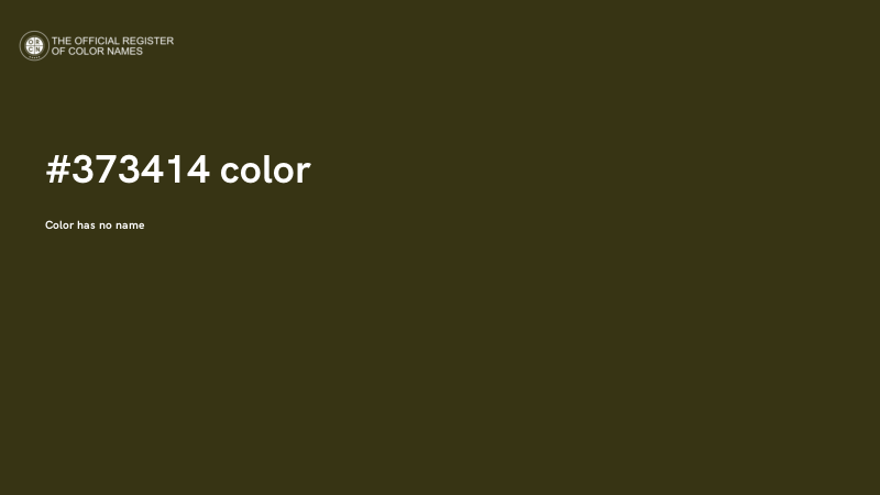 #373414 color image