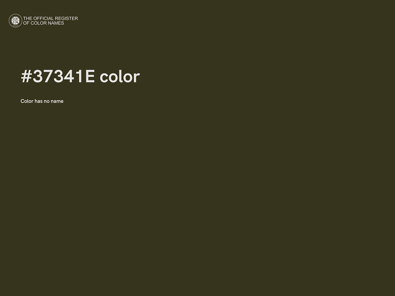 #37341E color image
