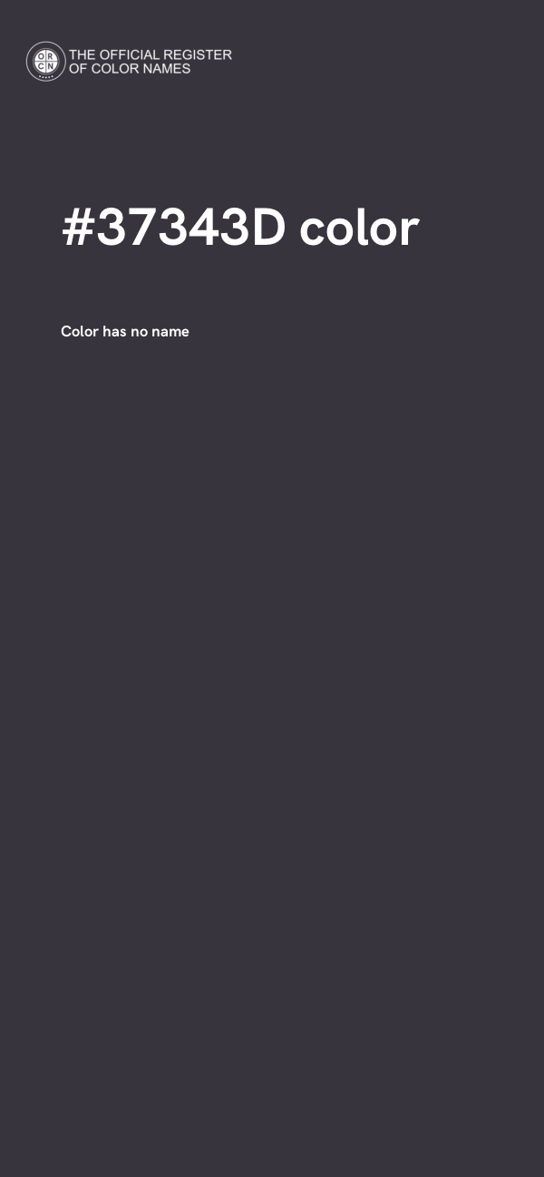 #37343D color image
