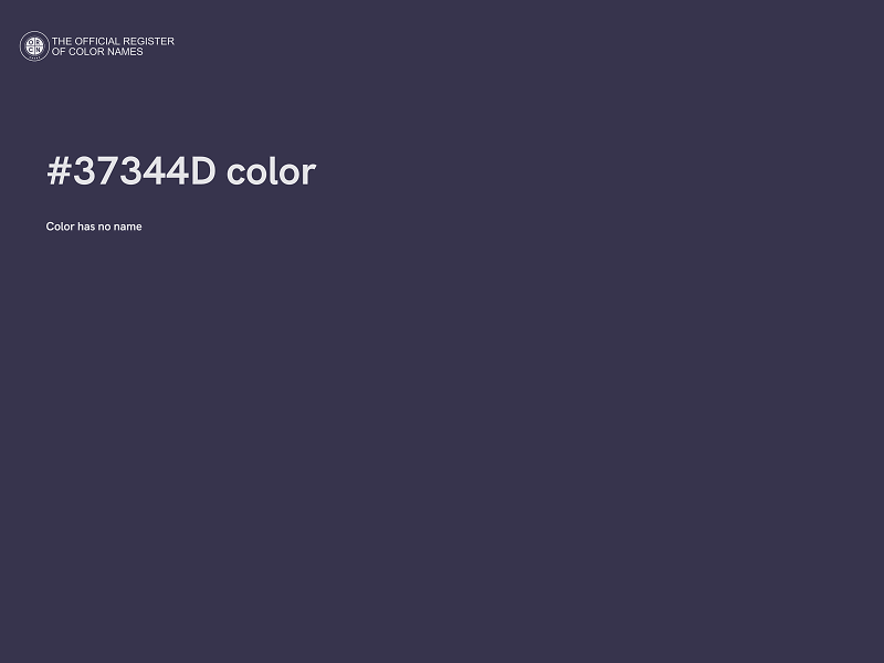 #37344D color image