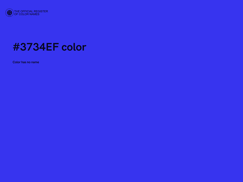 #3734EF color image