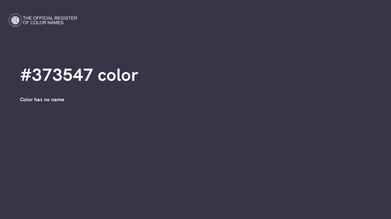 #373547 color image