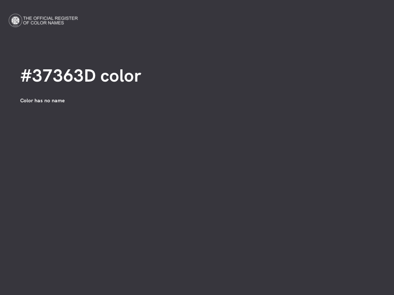 #37363D color image