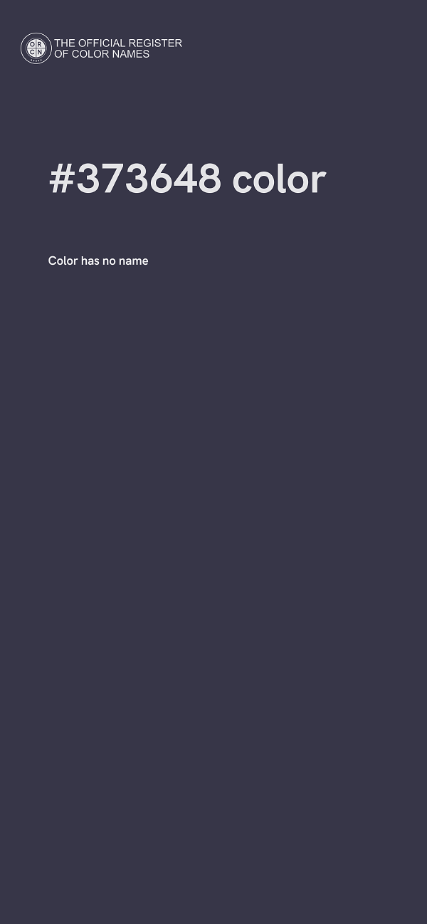 #373648 color image