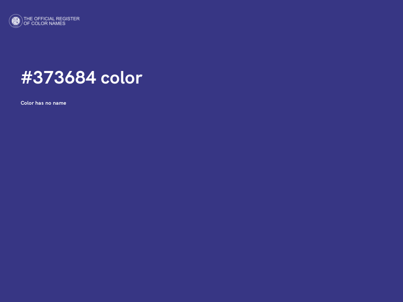 #373684 color image