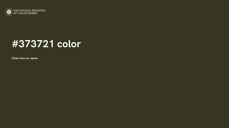 #373721 color image