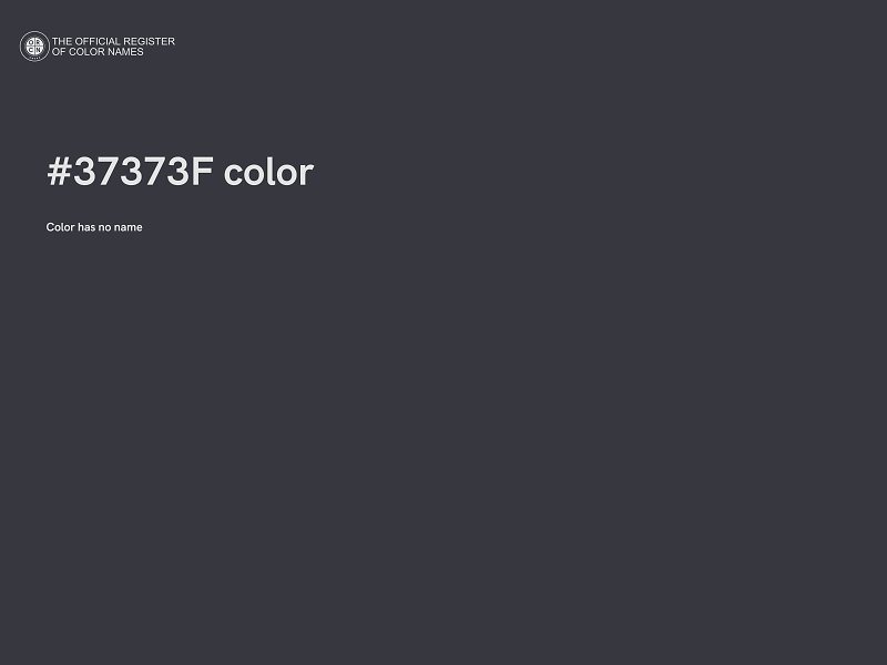 #37373F color image