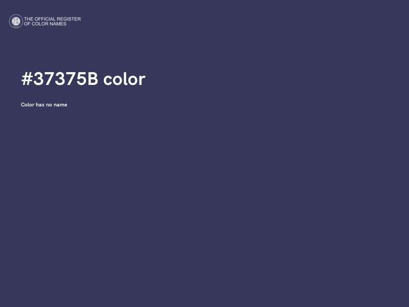 #37375B color image
