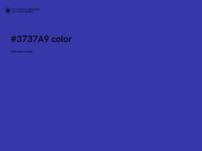 #3737A9 color image
