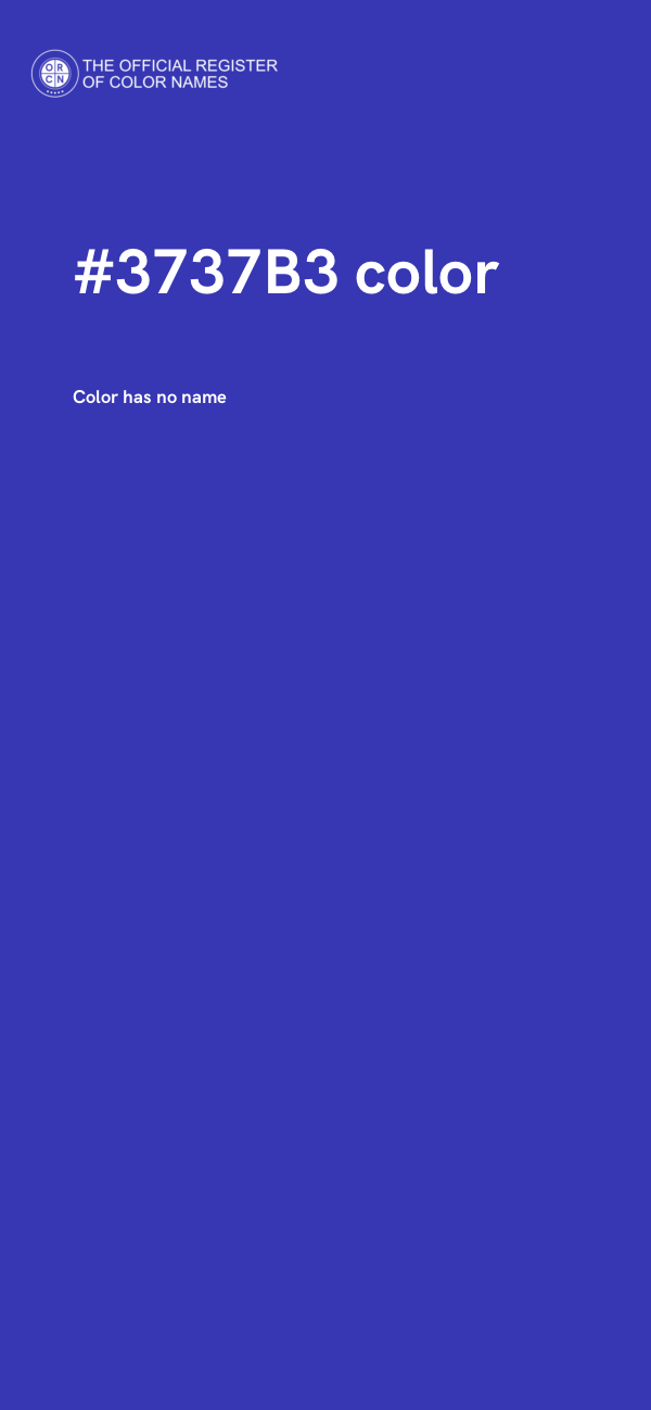 #3737B3 color image