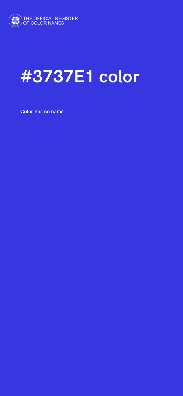 #3737E1 color image