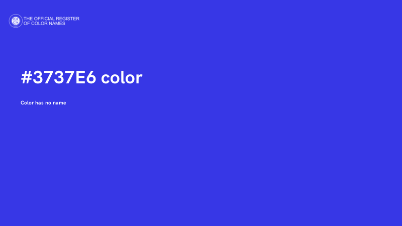 #3737E6 color image