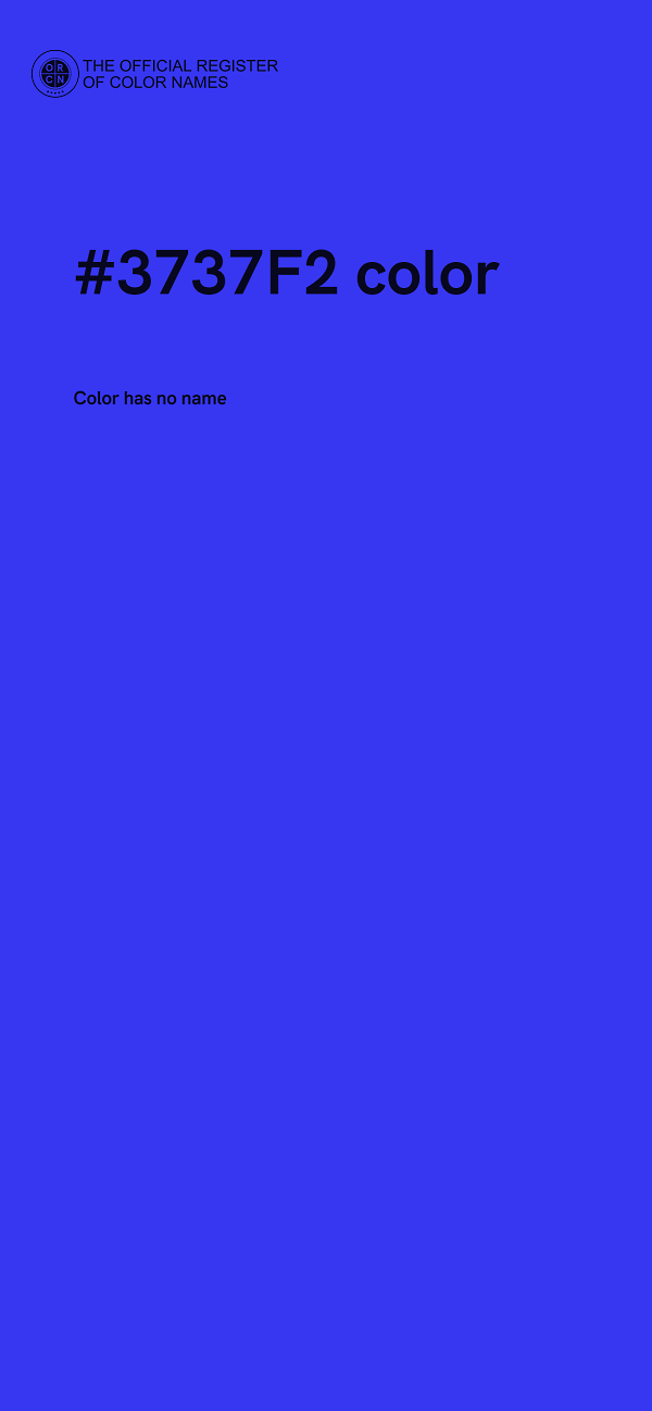 #3737F2 color image