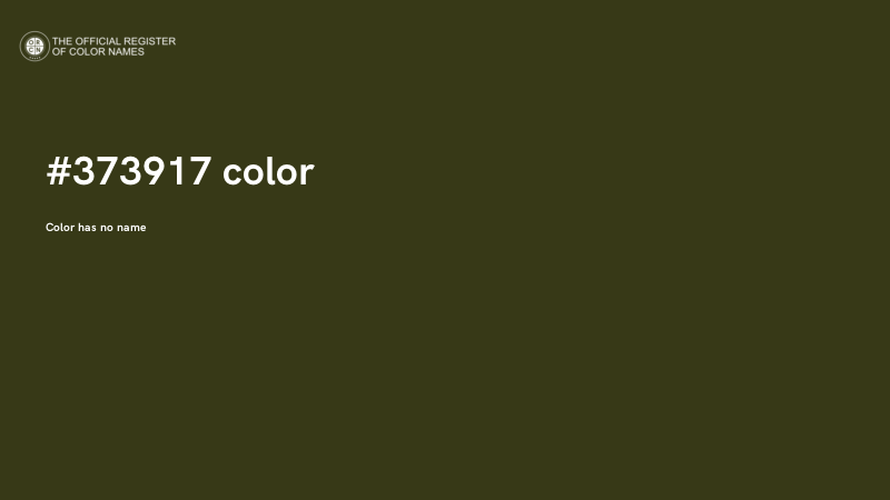 #373917 color image