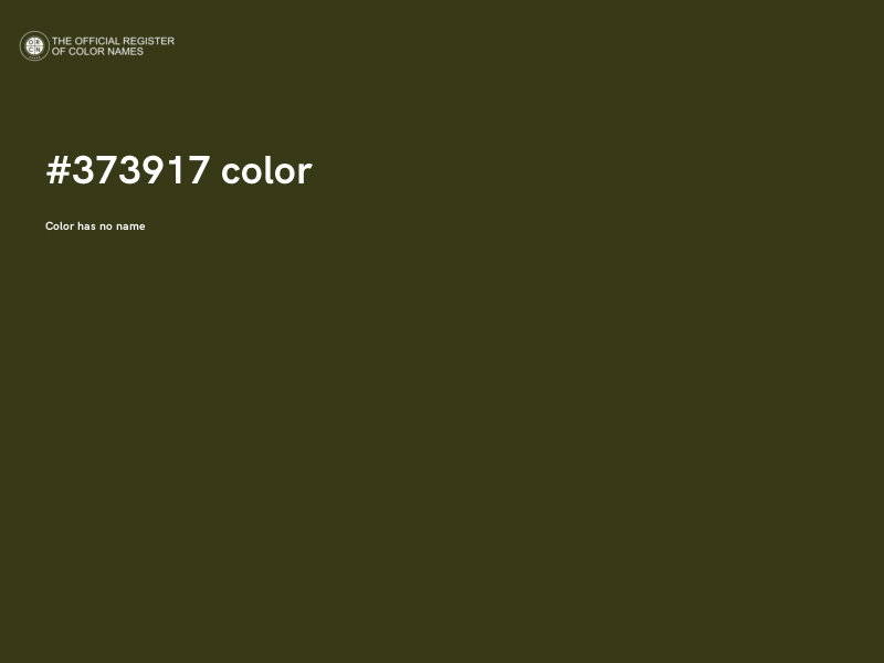 #373917 color image