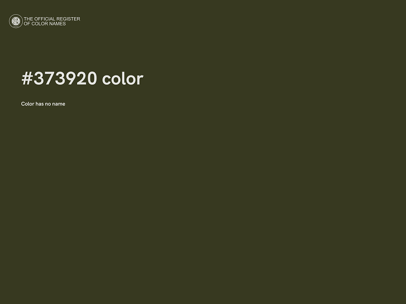 #373920 color image