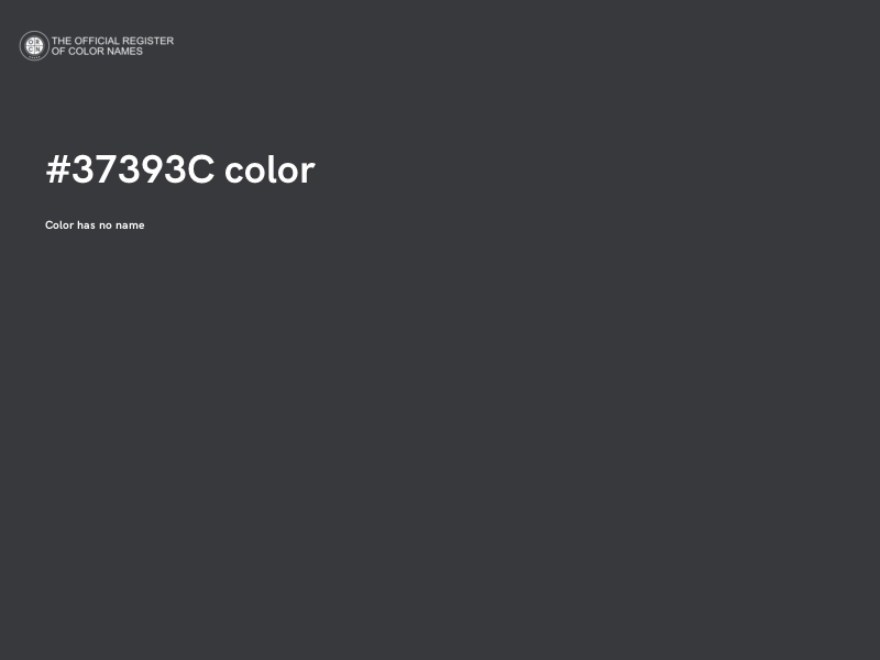#37393C color image