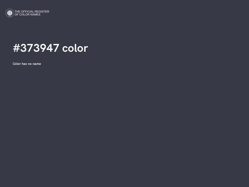 #373947 color image
