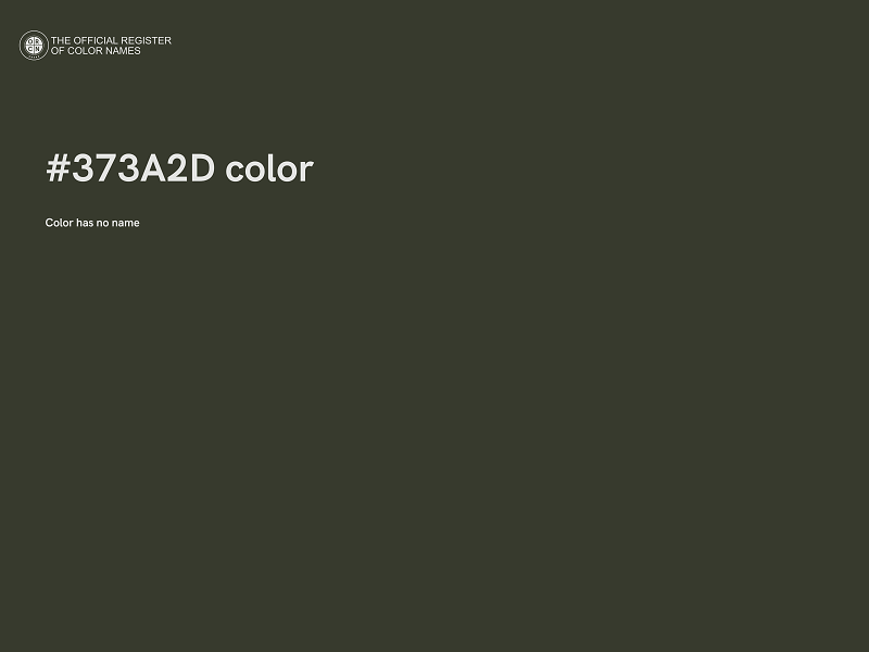 #373A2D color image