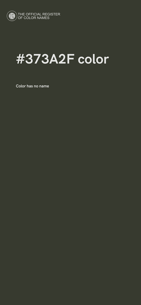 #373A2F color image
