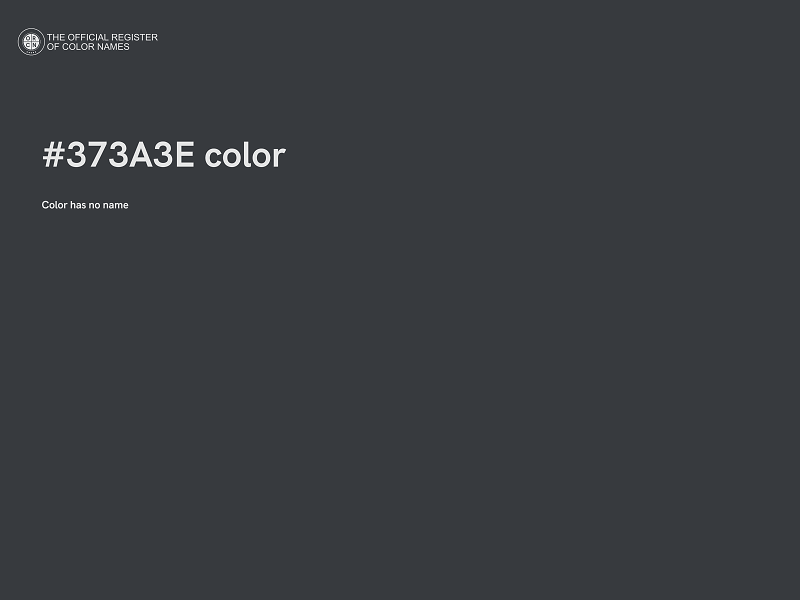 #373A3E color image