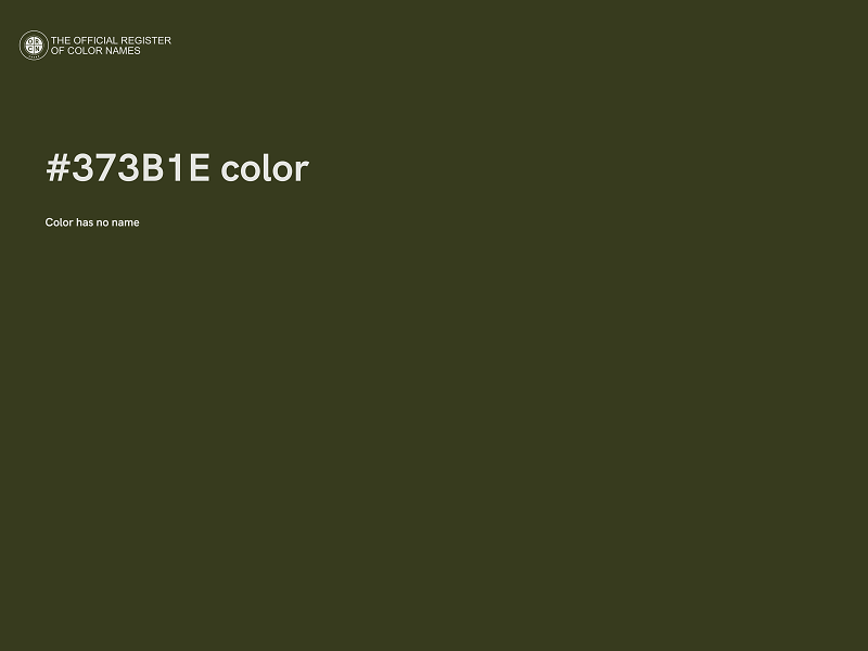 #373B1E color image