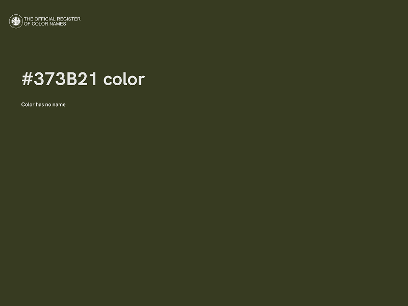 #373B21 color image