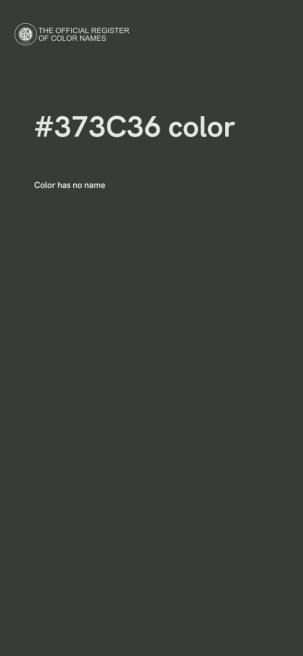 #373C36 color image
