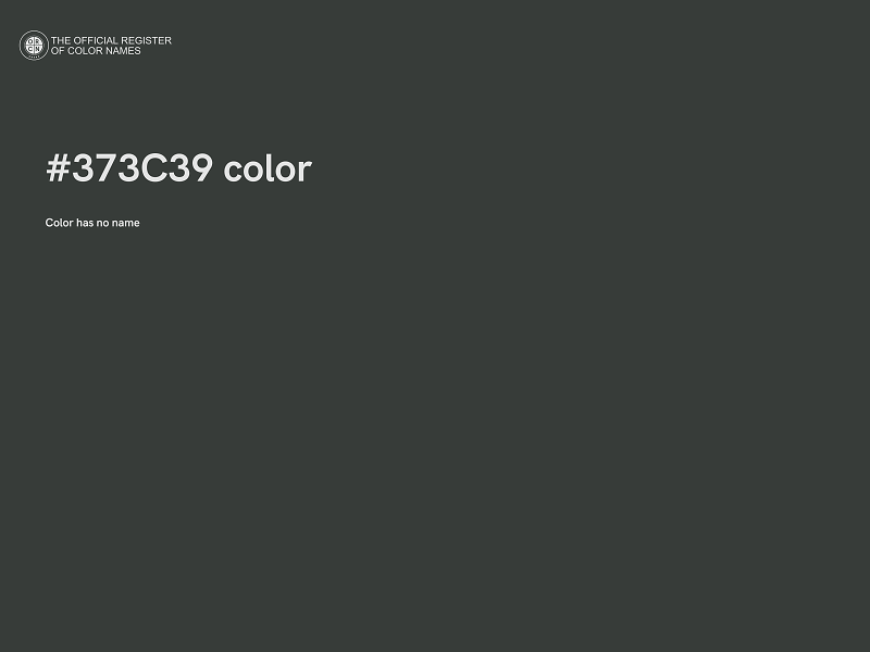 #373C39 color image