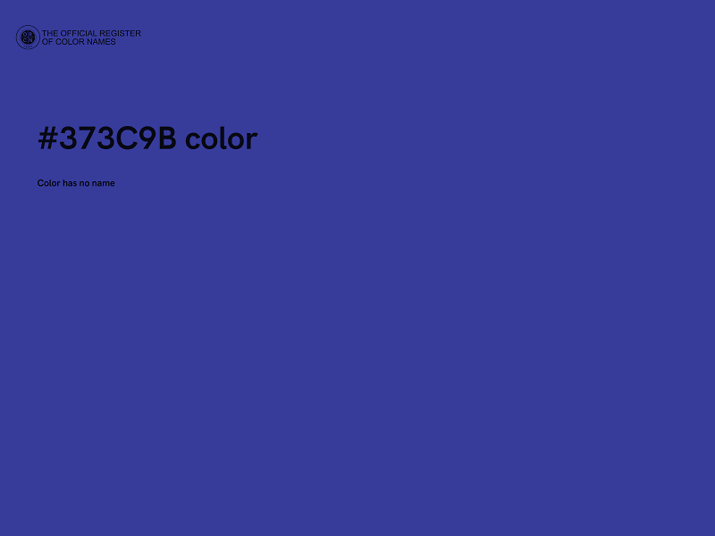#373C9B color image