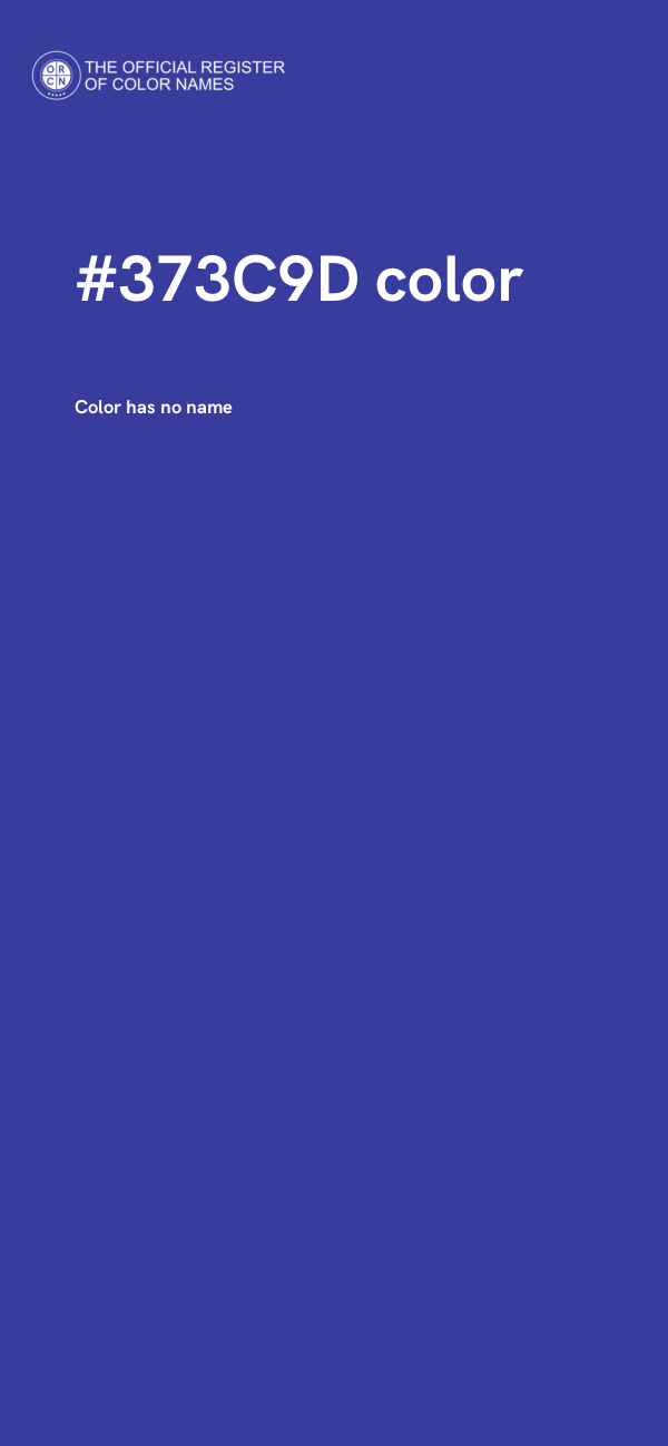 #373C9D color image