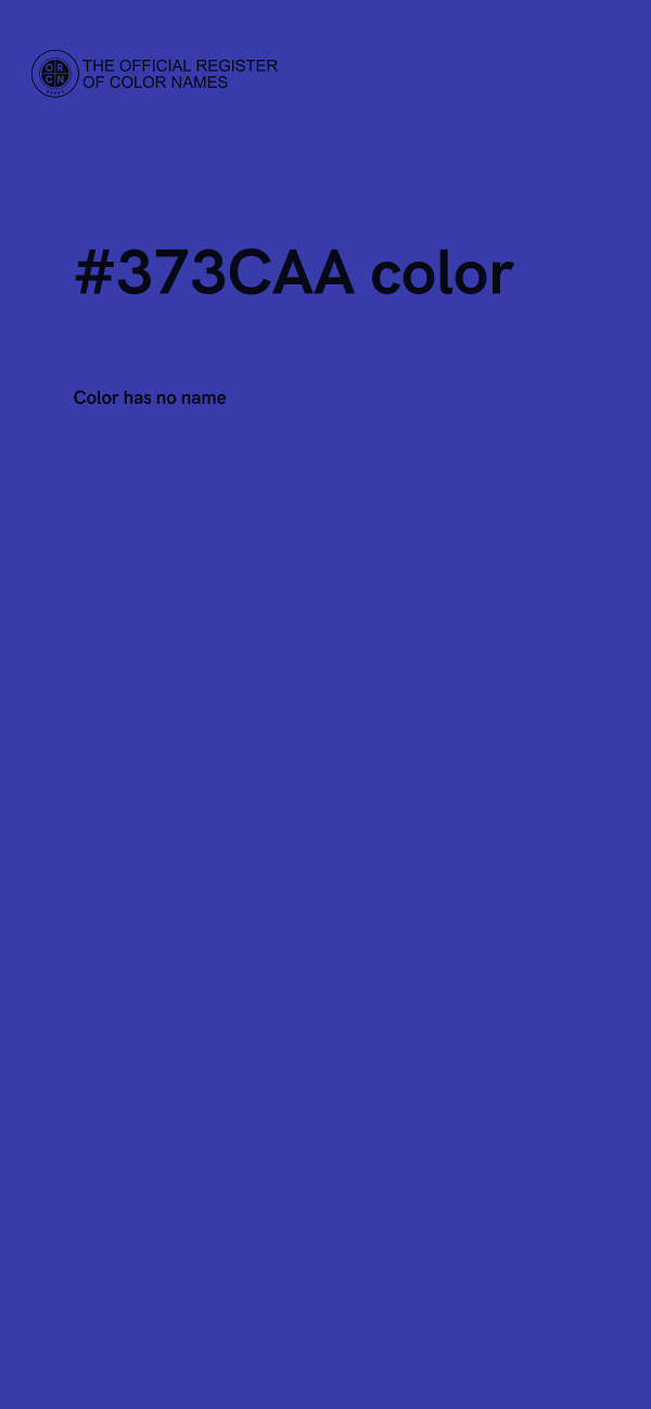 #373CAA color image