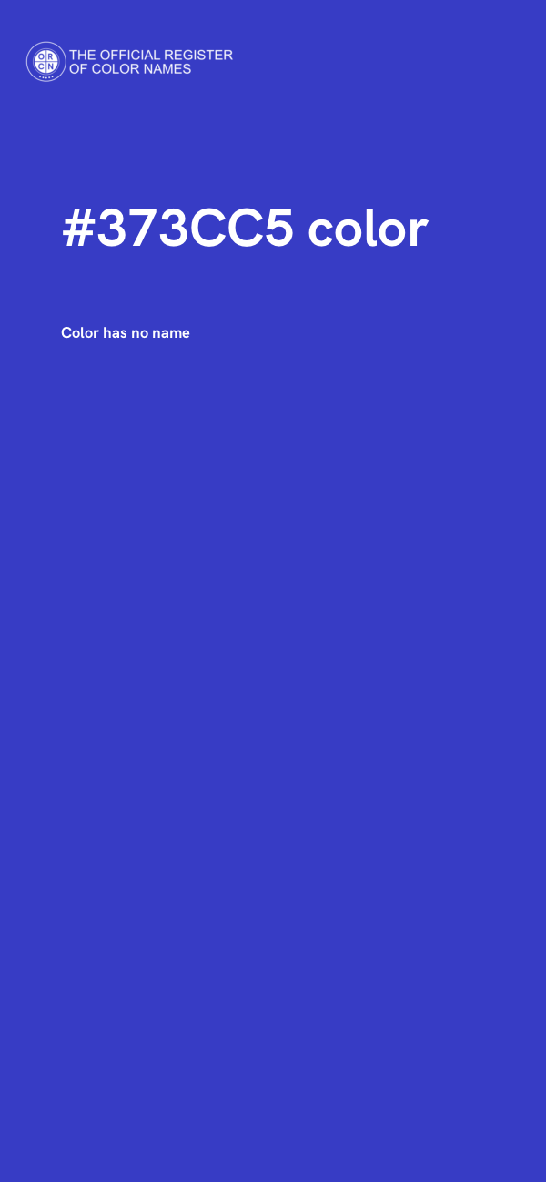 #373CC5 color image