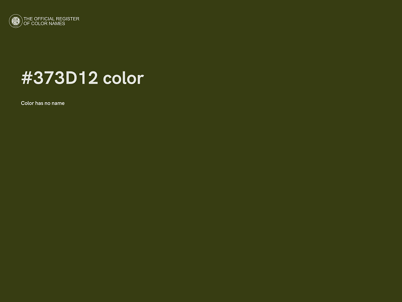 #373D12 color image