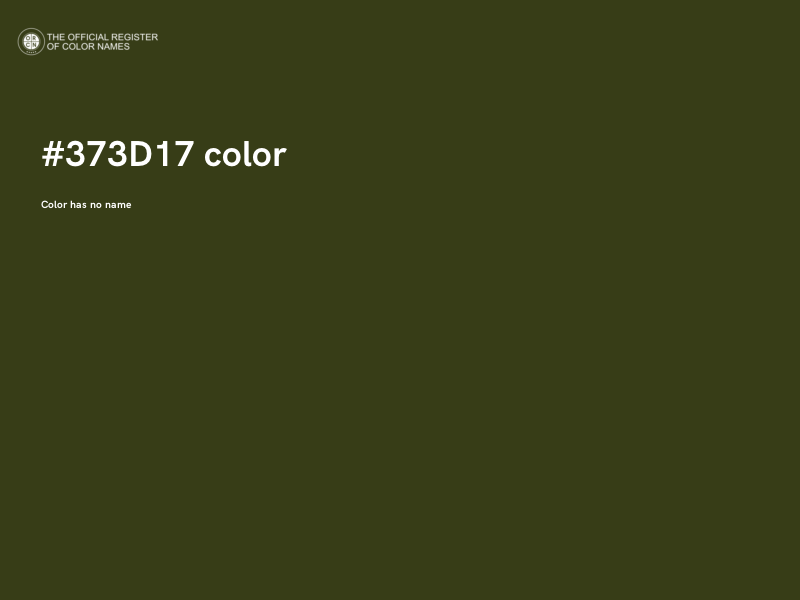 #373D17 color image