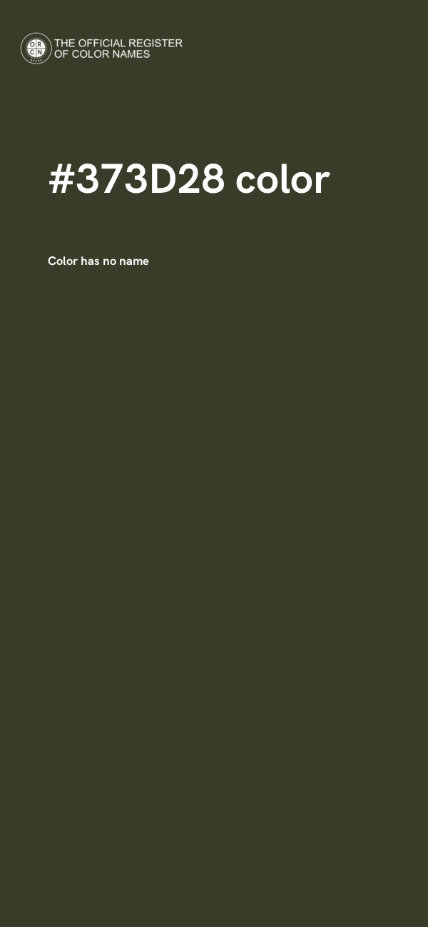 #373D28 color image