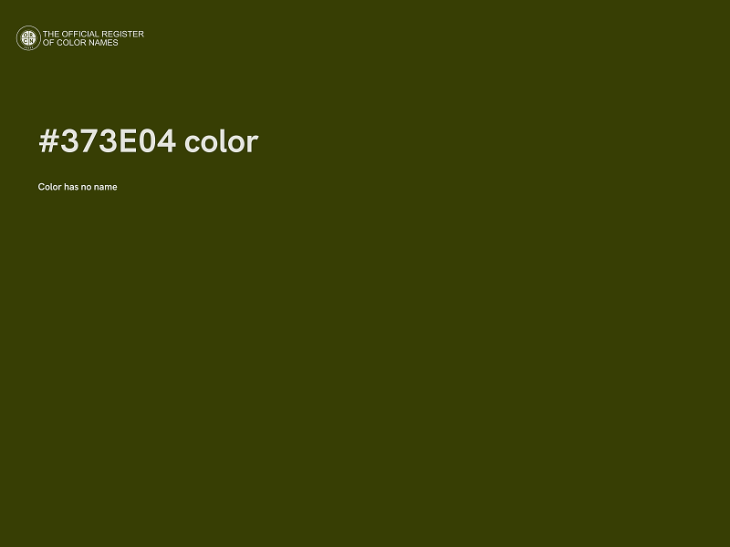 #373E04 color image