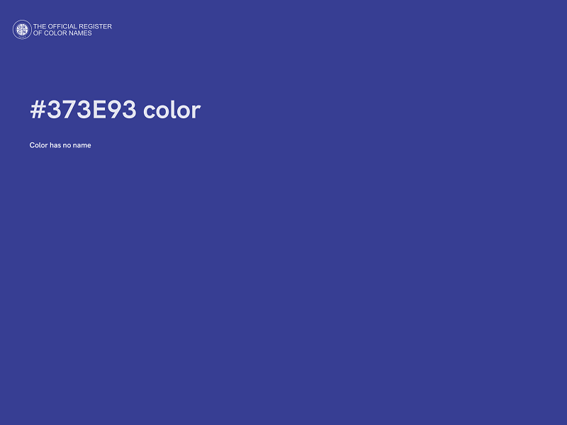 #373E93 color image