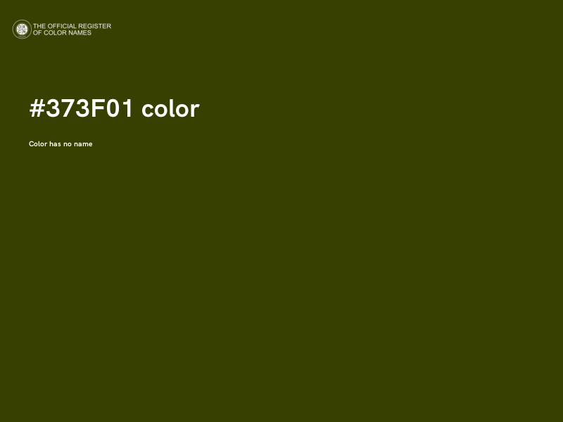#373F01 color image
