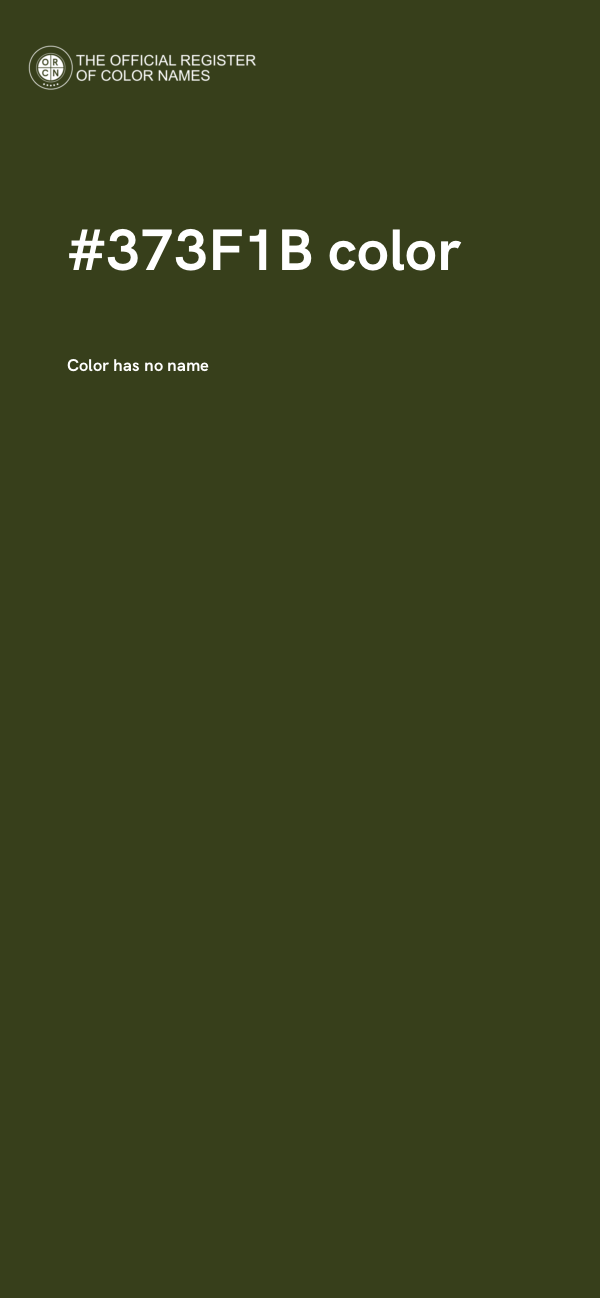 #373F1B color image