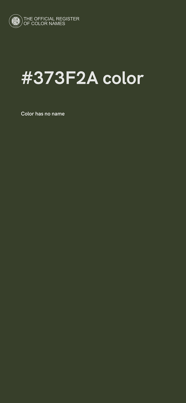 #373F2A color image