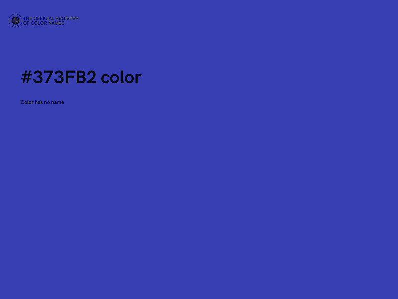 #373FB2 color image