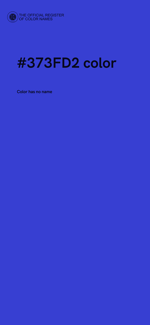 #373FD2 color image