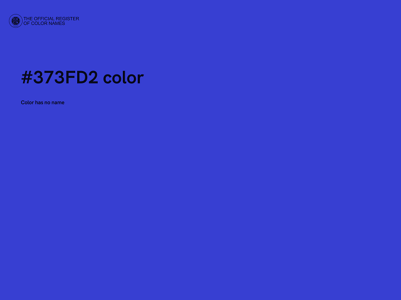 #373FD2 color image