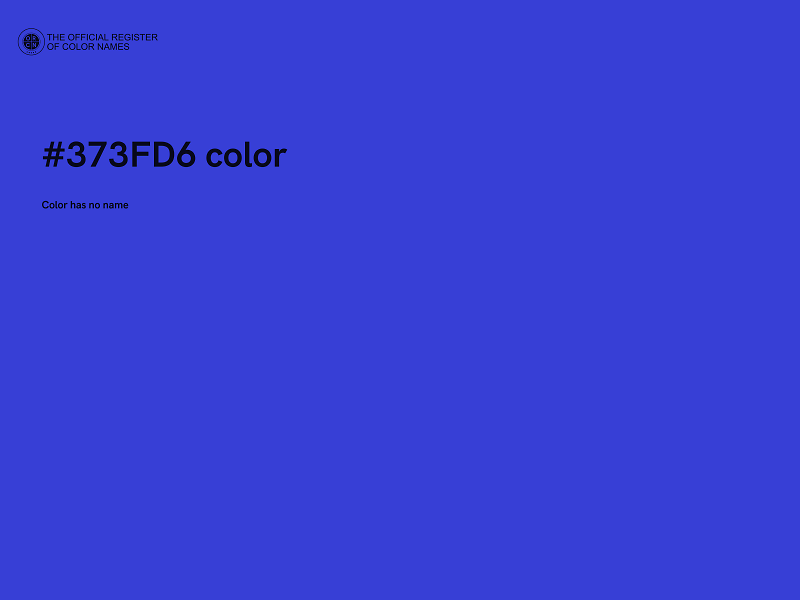 #373FD6 color image